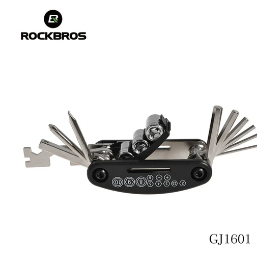 MULTIHERRAMIENTA ROCKBROS 16 FUNCIONES CON CORTA CADENA GJ804C