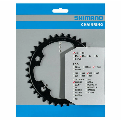 [001756] PLATO SHIMANO RUTA TIAGRA FC-4700 36D 2X10S 110MM