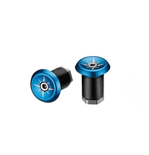 TAPONES CICLOVATION VORTEX ALUMINIO MTB/RUTA AZUL