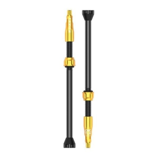 [002112] VALVULAS TLR CNC LEZYNE GOLD 60MM
