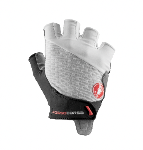 [001079] GUANTES CASTELLI ROSSO CORSA 2 WHITE DAMA