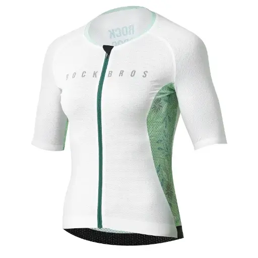JERSEY ROCKBROS BLANCO/VERDE DAMA