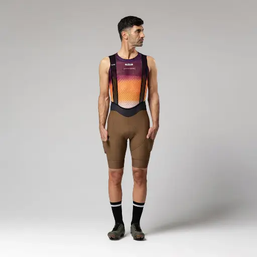 BIB SHORT GRIT TOFFEE HOMBRE GOBIK