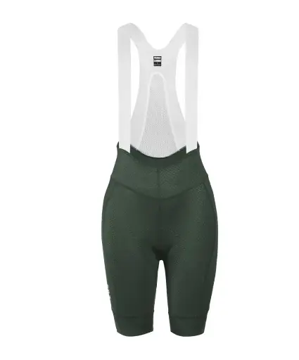 BIB SHORT SUAREZ PRO HARD GREEN JASPER DAMA 