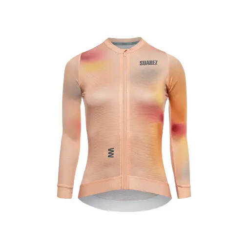 JERSEY SUAREZ MANGA LARGA Performance Mujer (RAPID PEACH 2.3)