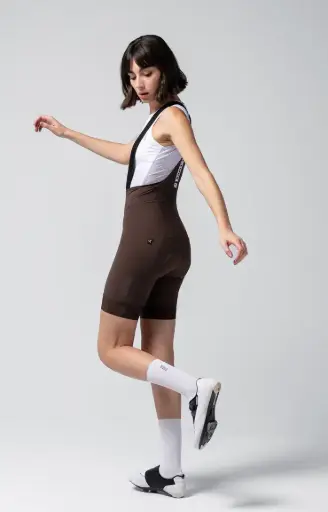 BIB SHORT MATT COCOA GOBIK MUJER 