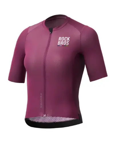 JERSEY ROCKBROS MORADO DAMA 