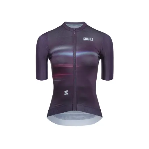 Jersey SUAREZ Manga Corta Performance Mujer (VELOCITY DEEP PURPLE 2.4)