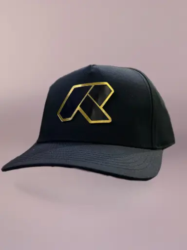 GORRA RIDER LOGO R DORADO