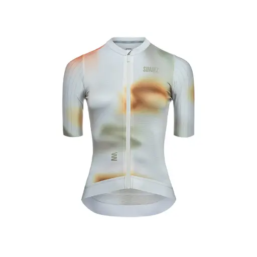 Jersey SUAREZ Manga Corta Performance Mujer (VELOCITY MINERAL GREEN 2.4)