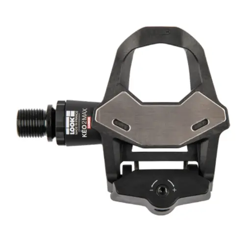 [PEDLOK0206] Pedal LOOK Ruta KEO 2 MAX CARBON Contacto Carbón/CrMo Negro + Placas